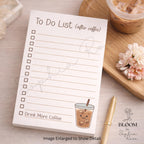 Coffee Lover To Do List Notepad | 5x7 Funny Desk Pad — photo 2