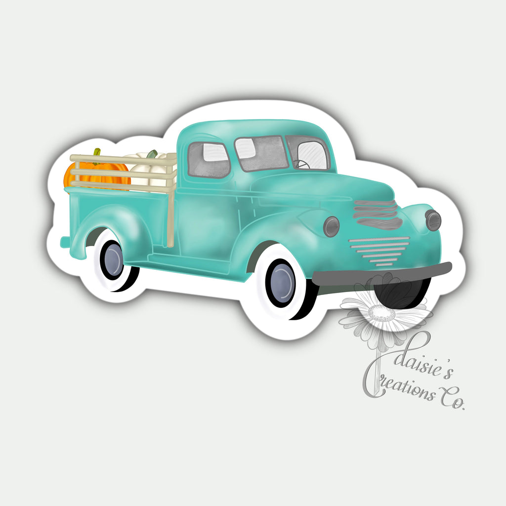 Fall Truck Sticker / Decal / Laptop Sticker/ Gift — photo 3
