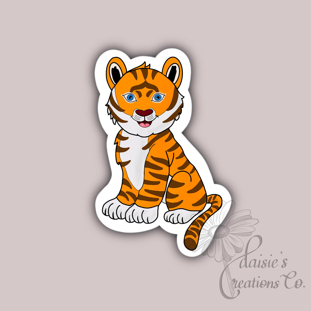 Tiger Sticker | Decal | Laptop Sticker| Gift — photo 3