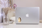 Hedgehog Sticker: Adorable Spiky Friend Vinyl Decal — photo 2