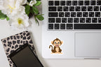 Cute Monkey Vinyl Sticker: Hand-Drawn Animal Decal — photo 4