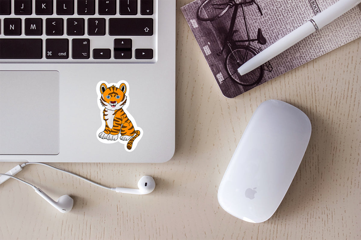 Tiger Sticker | Decal | Laptop Sticker| Gift — photo 2