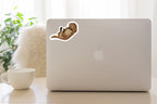 Playful Otter Sticker: Irresistibly Adorable Vinyl Decal — photo 2
