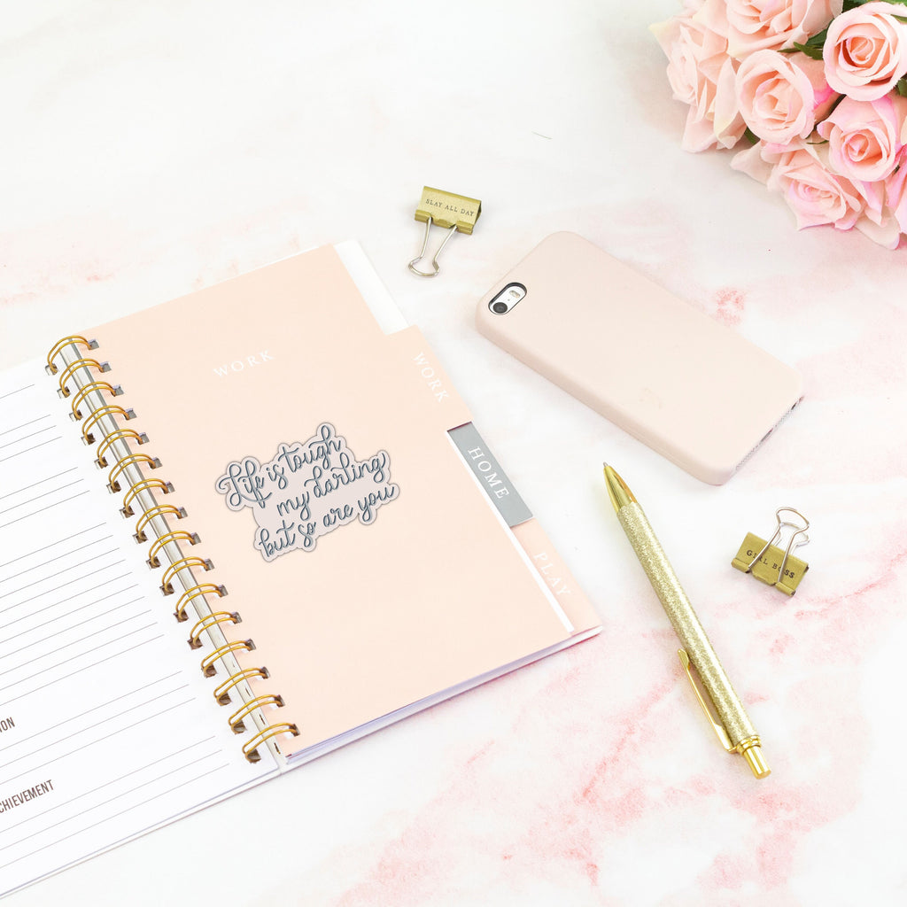 Inspirational Quote Vinyl Sticker | Laptop, Planner Decal — photo 2