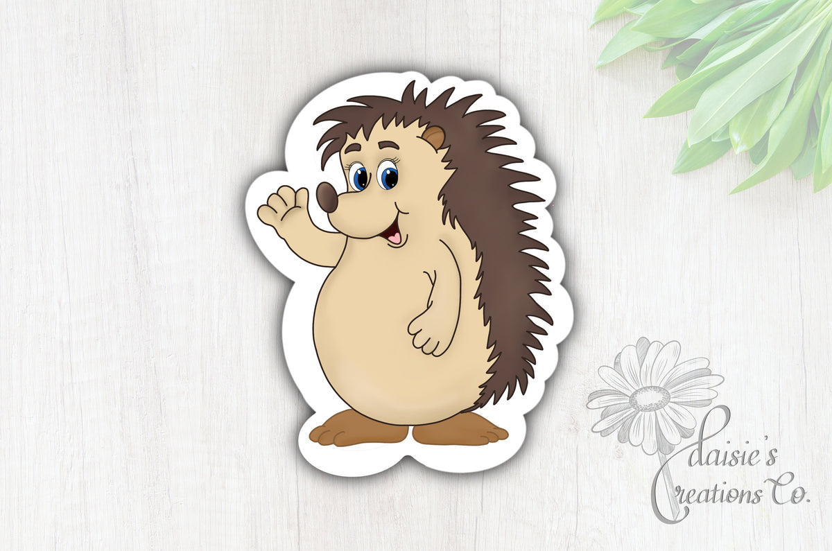 Hedgehog Sticker: Adorable Spiky Friend Vinyl Decal — photo 1
