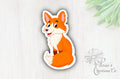 Charming Fox Sticker: Playful Foxy Vinyl Decal — photo 1