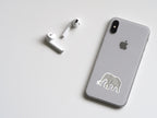 Charming Elephant Sticker: Hand-Drawn Vinyl Decal — photo 2