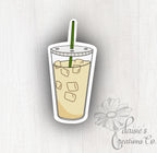 Iced Coffee Sticker | Weatherproof Vinyl Decal — photo 1