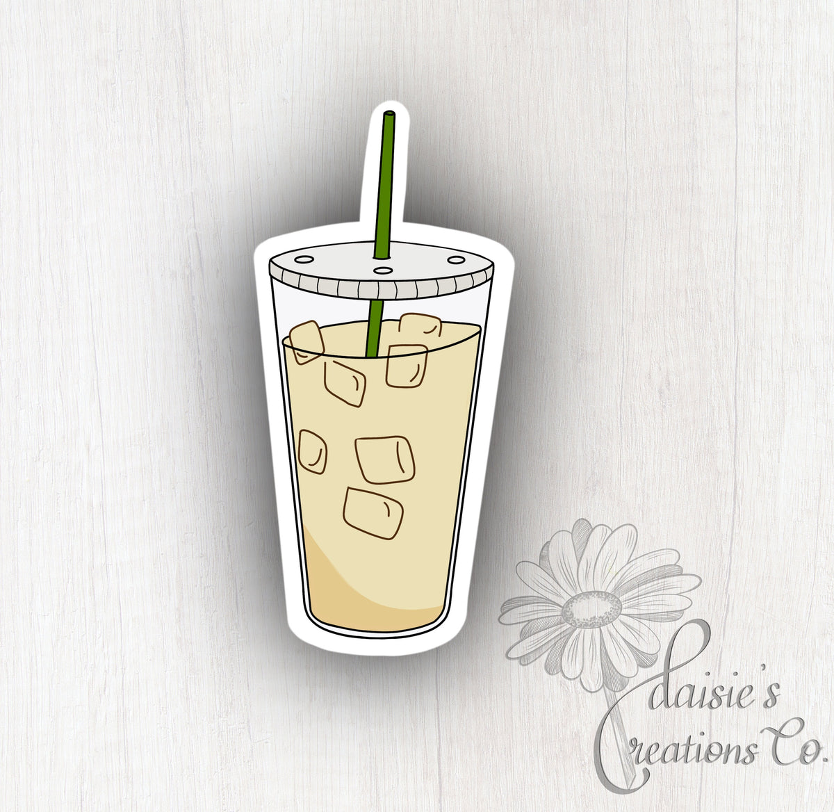 Iced Coffee Sticker | Weatherproof Vinyl Decal — photo 1