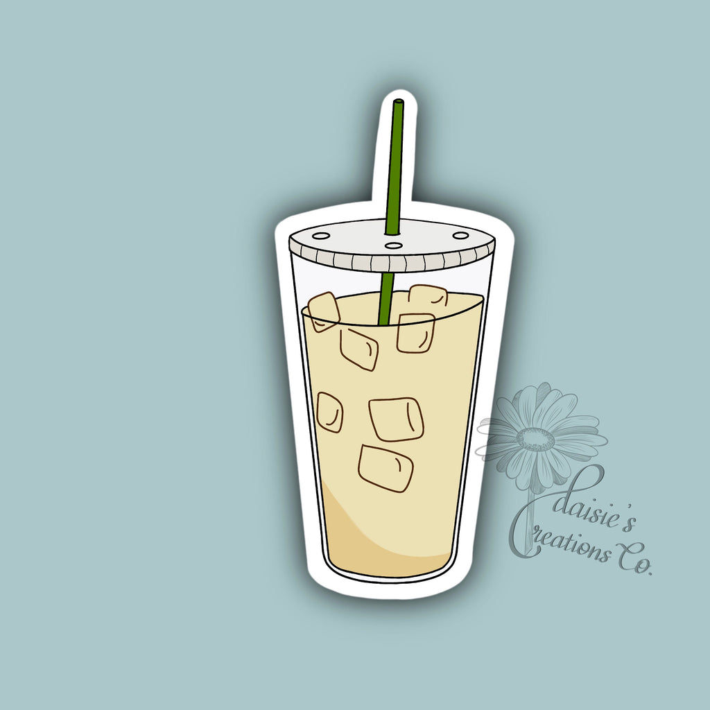 Iced Coffee Sticker | Weatherproof Vinyl Decal — photo 3