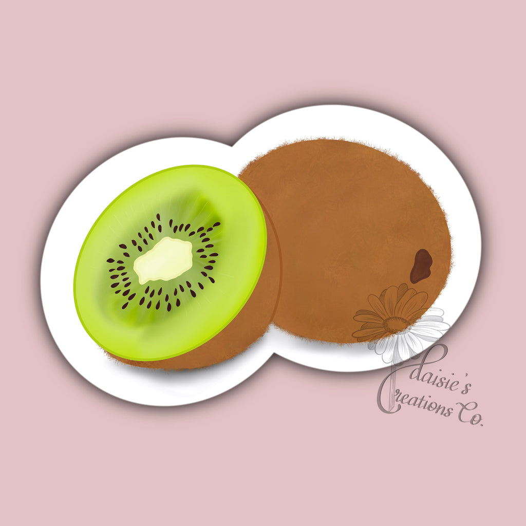 Kiwi Vinyl Sticker | Fresh Fruit Laptop Decal — photo 2