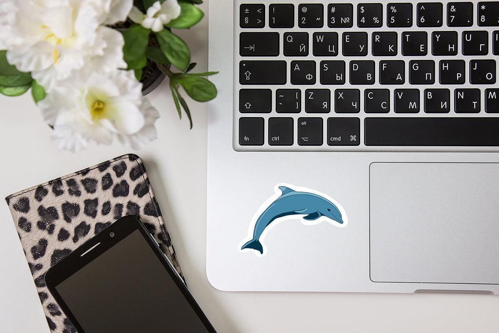 Dolphin Sticker | Decal | Laptop Sticker| Gift — photo 2
