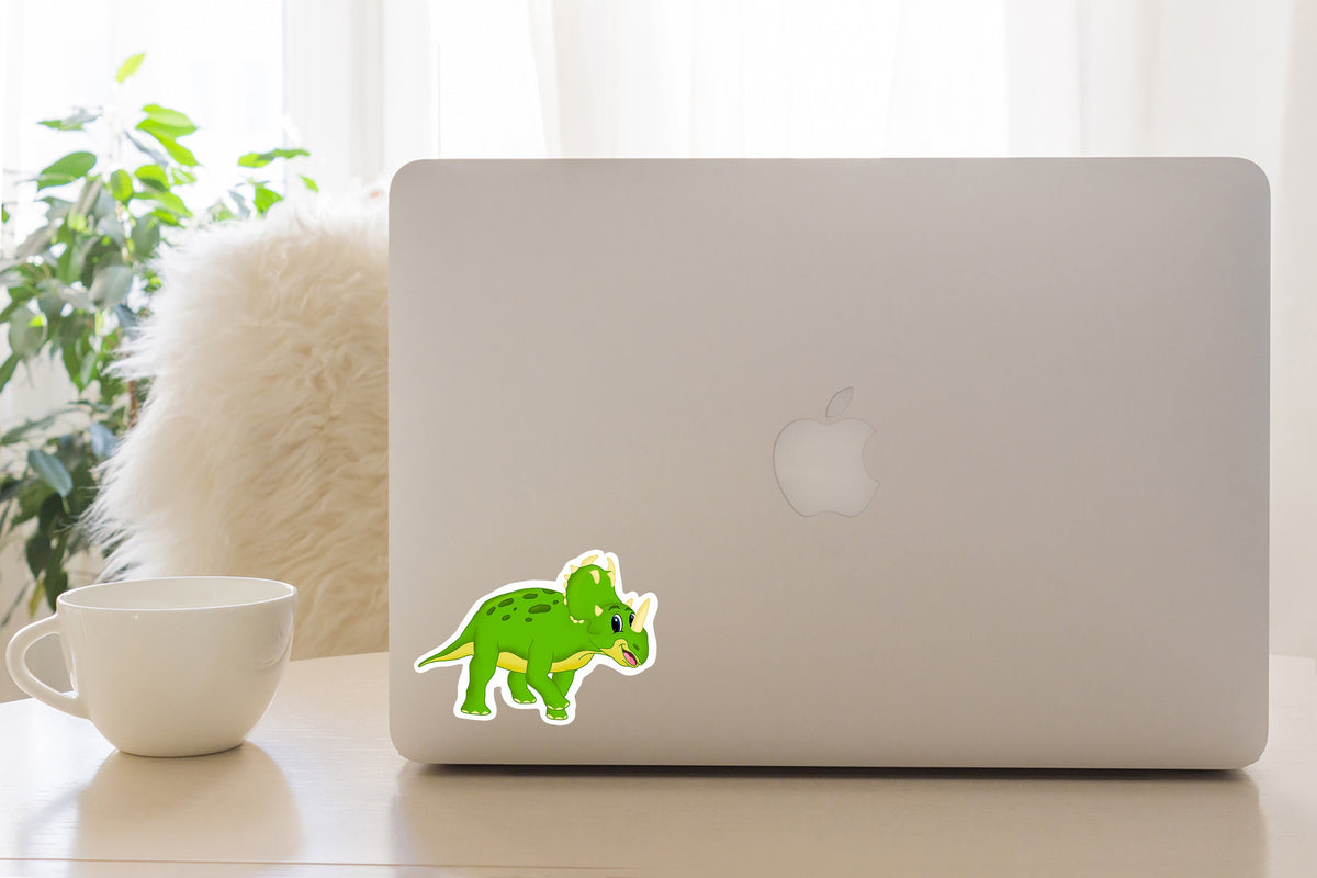 Triceratops Sticker: Dino-Mite Vinyl Decal — photo 4