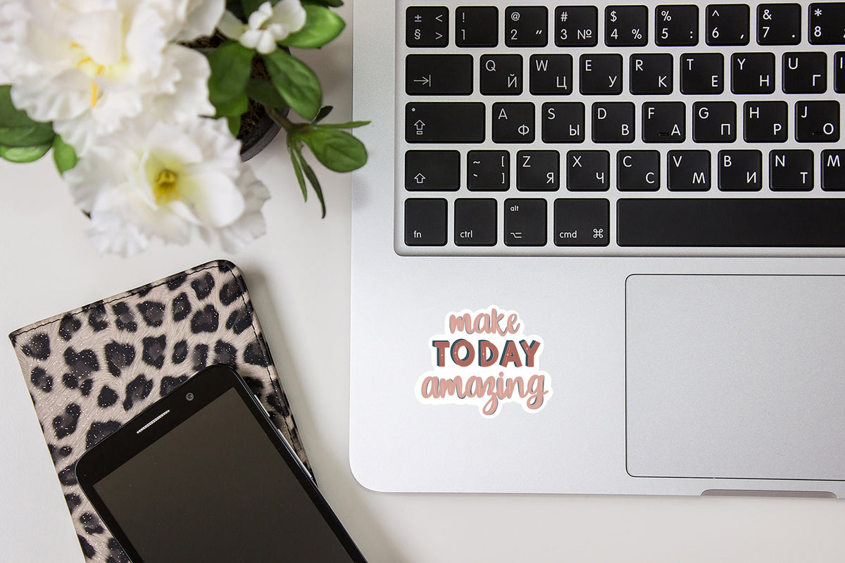 Make Today Amazing Sticker | Matte Vinyl Positive Affirmation — photo 3