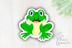 Frog Sticker: Adorable Amphibian Vinyl Decal — photo 3