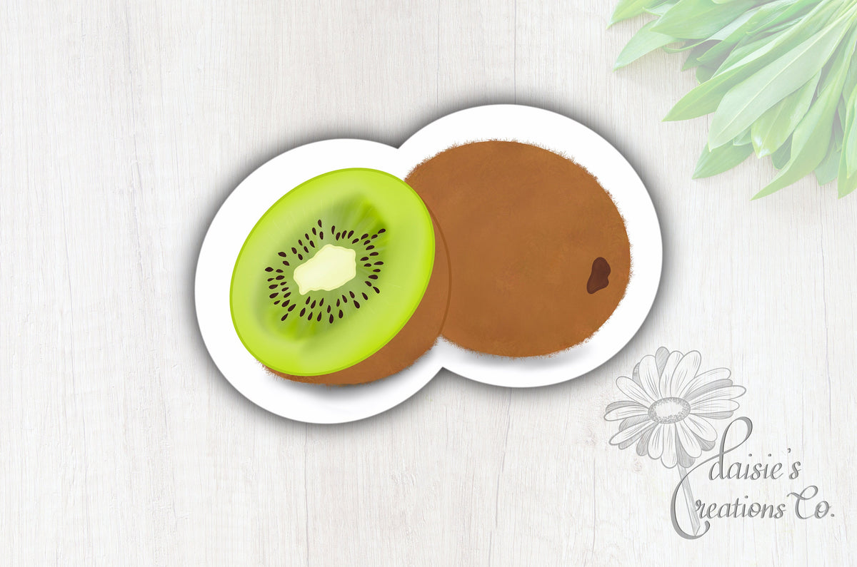 Kiwi Vinyl Sticker | Fresh Fruit Laptop Decal — photo 1