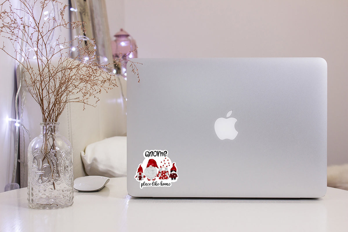 Gnome Family Vinyl Sticker | Christmas Holiday Decal — photo 2