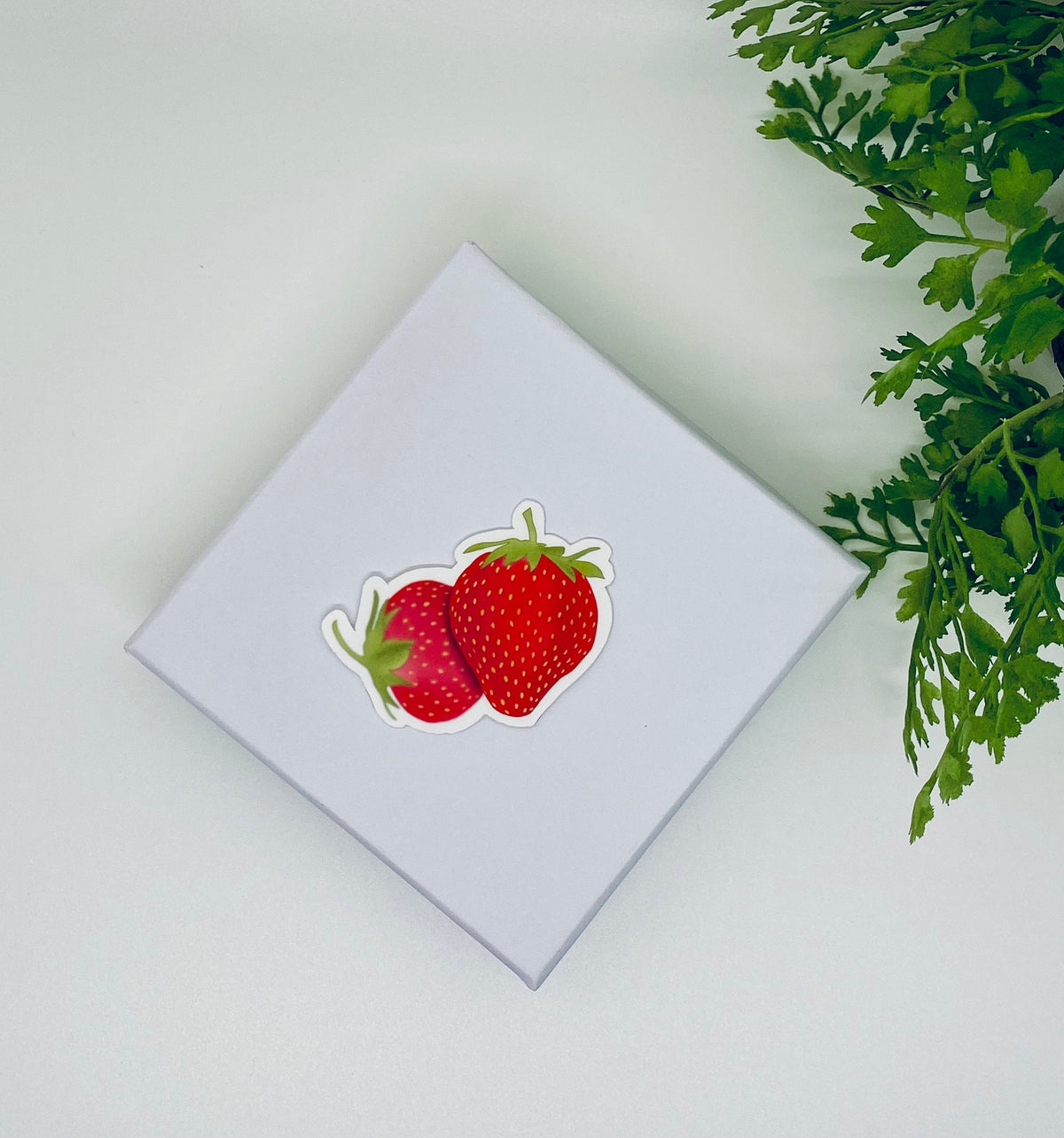 Hand-Drawn Strawberries Vinyl Sticker | Laptop Decal — photo 4