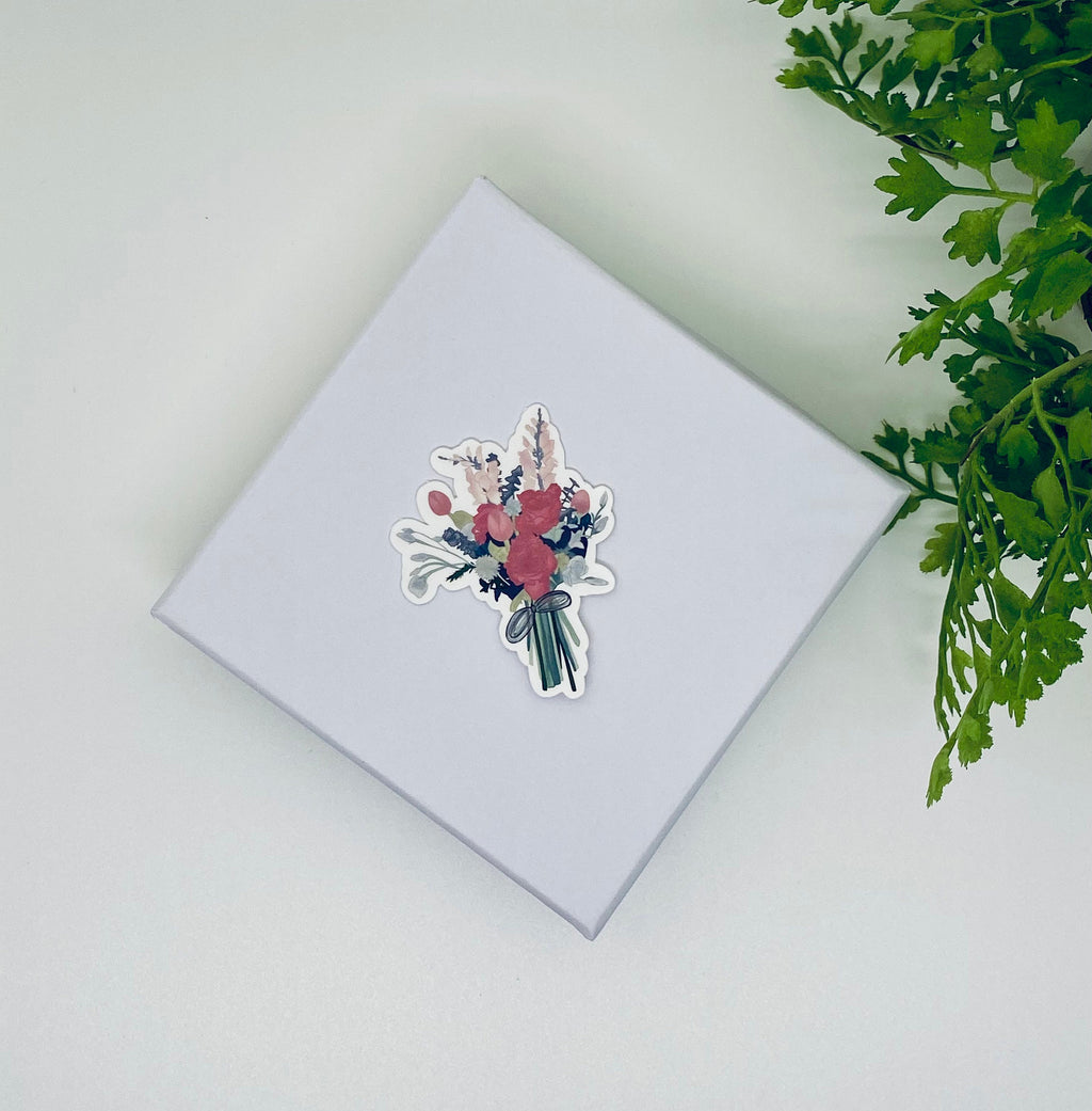 Floral Bouquet Sticker | Matte Vinyl Decal — photo 3