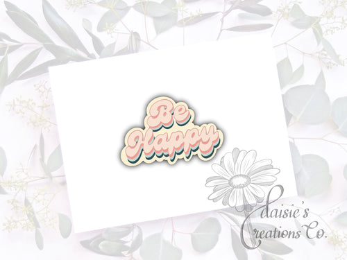 Be Happy  | Decal | Laptop Sticker | Vinyl Sticker | Gift — photo 1