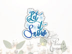 Let It Snow Sticker | Winter Snowflake Decal — photo 1