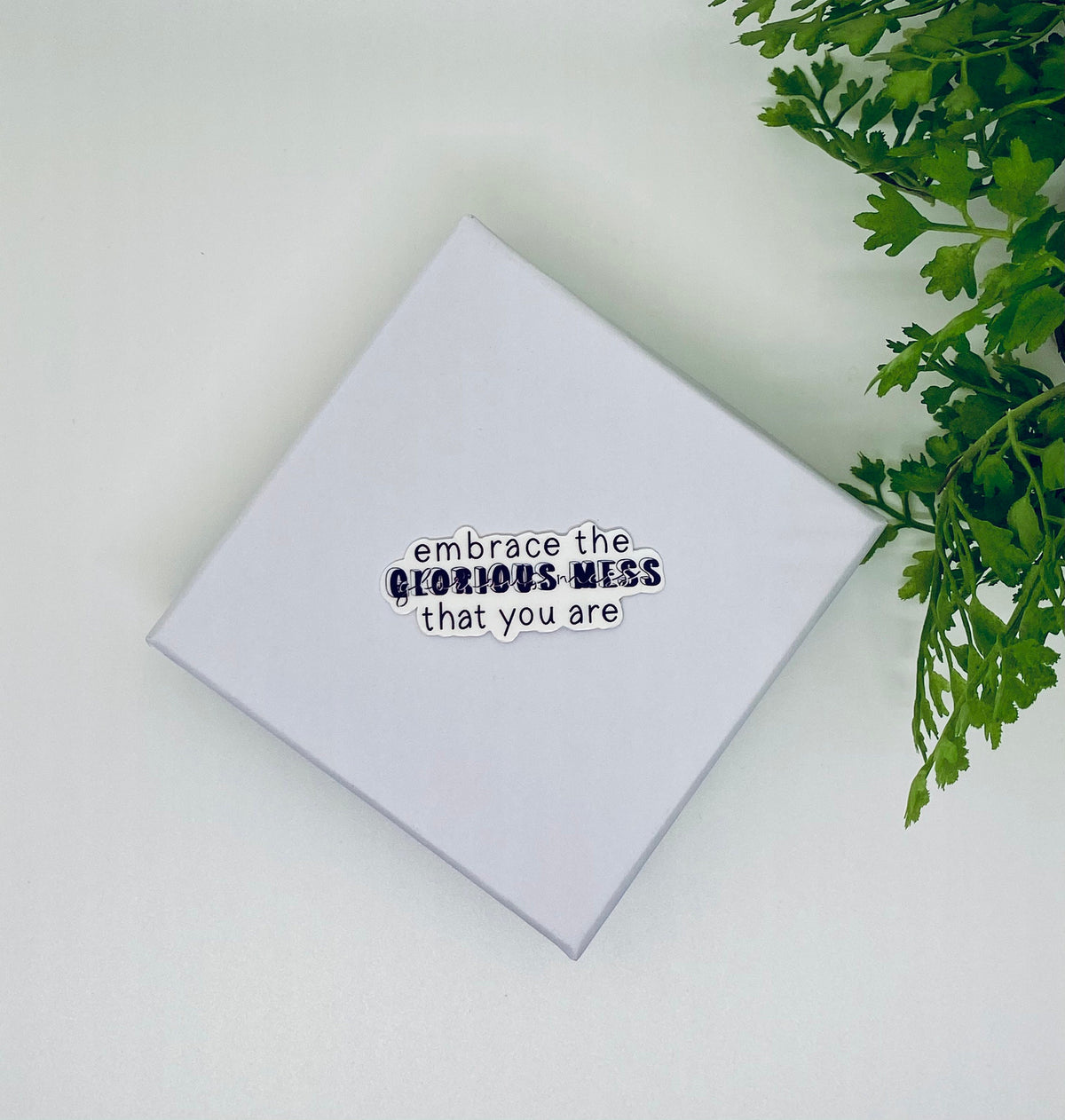 Embrace the Glorious Mess Sticker | Laptop, Planner Decal — photo 3