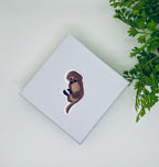 Playful Otter Sticker: Irresistibly Adorable Vinyl Decal — photo 3