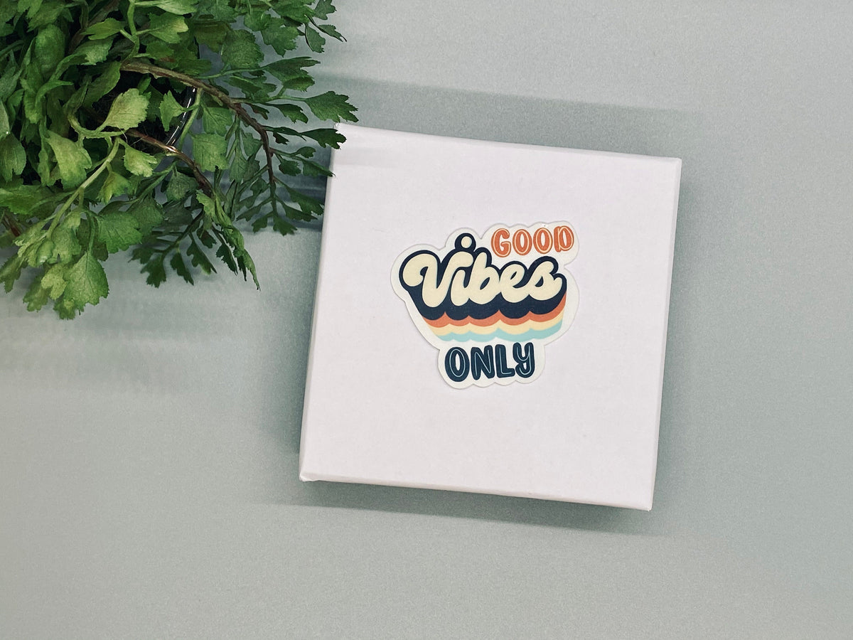 Good Vibes Only Sticker: Inspirational Vinyl Decal — photo 1