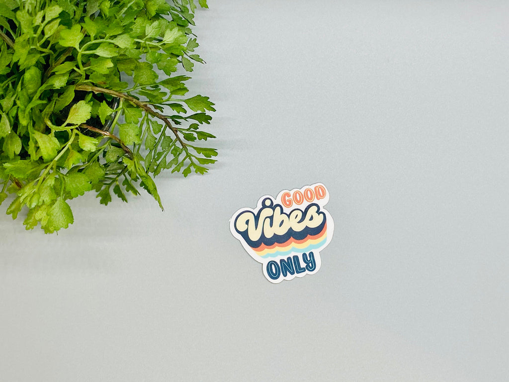 Good Vibes Only Sticker: Inspirational Vinyl Decal — photo 2