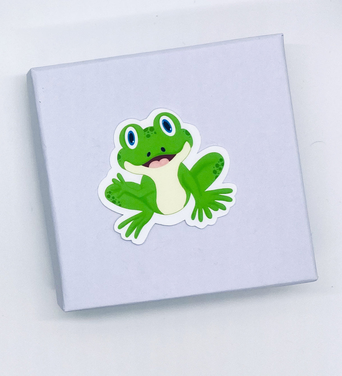 Frog Sticker: Adorable Amphibian Vinyl Decal — photo 2