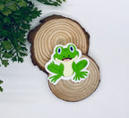 Frog Sticker: Adorable Amphibian Vinyl Decal — photo 1