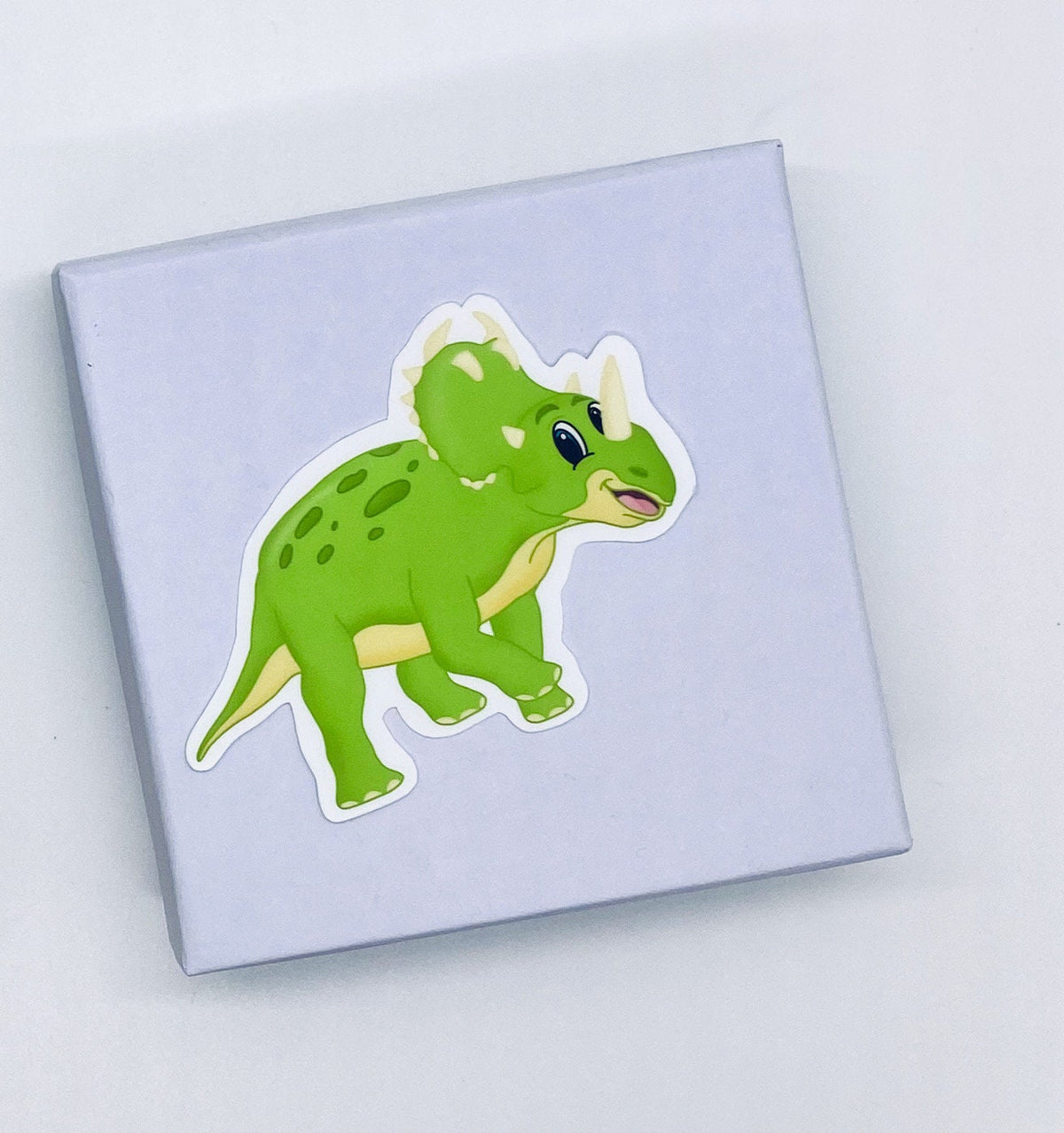 Triceratops Sticker: Dino-Mite Vinyl Decal — photo 2