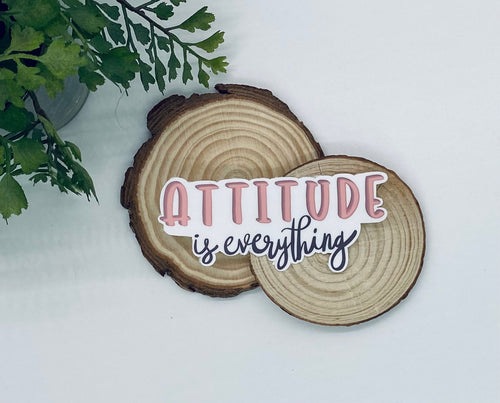 Attitude Is Everything: Positive Sticker — photo 1