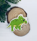 Triceratops Sticker: Dino-Mite Vinyl Decal — photo 1