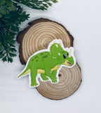 Triceratops Sticker: Dino-Mite Vinyl Decal — photo 1