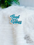 Good Vibes Vinyl Decal: Cute Laptop Sticker — photo 1
