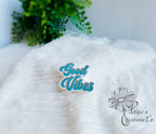Good Vibes Vinyl Decal: Cute Laptop Sticker — photo 2