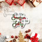 Tis the Season to be Jolly Christmas Sticker | Holiday Vinyl Decal — photo 2