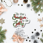 Tis the Season to be Jolly Christmas Sticker | Holiday Vinyl Decal — photo 3