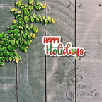 Happy Holidays Sticker | Festive Red and Green Vinyl Decal — photo 2