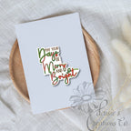 May Your Days Be Merry and Bright Christmas Sticker — photo 2