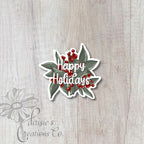 Happy Holidays Sticker | Mistletoe Vinyl Decal — photo 2