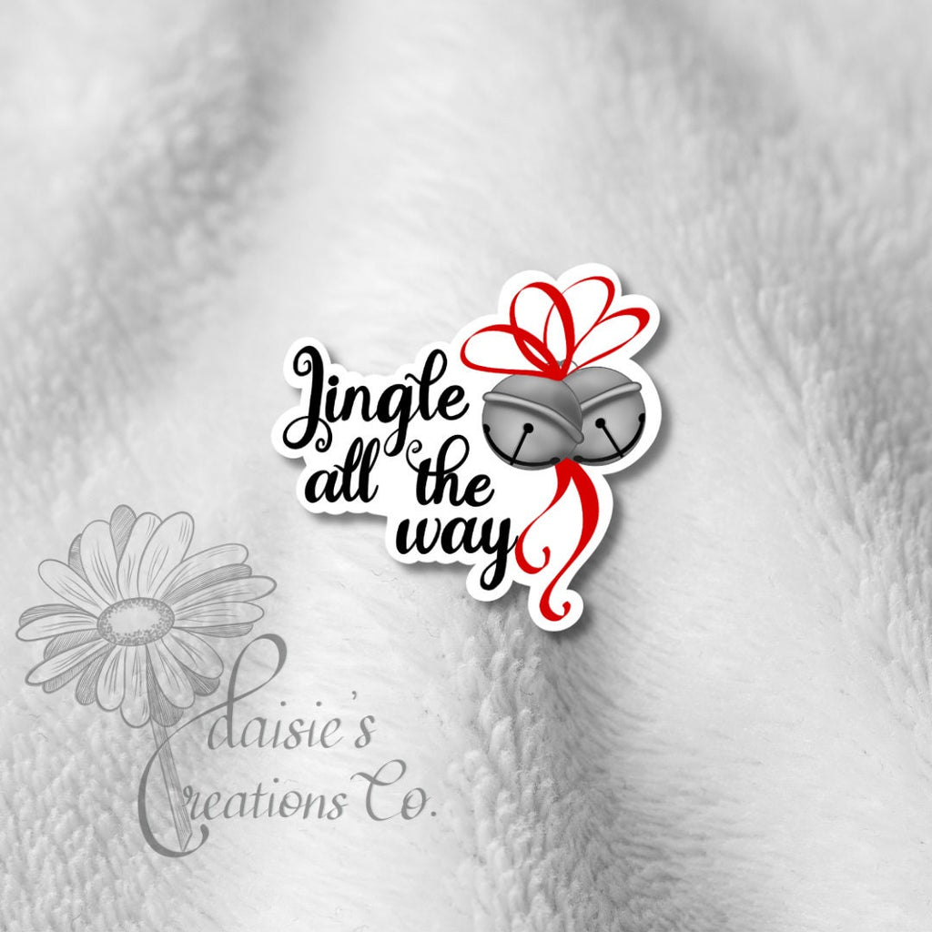 Jingle All The Way Christmas Sticker | Holiday Decal — photo 1