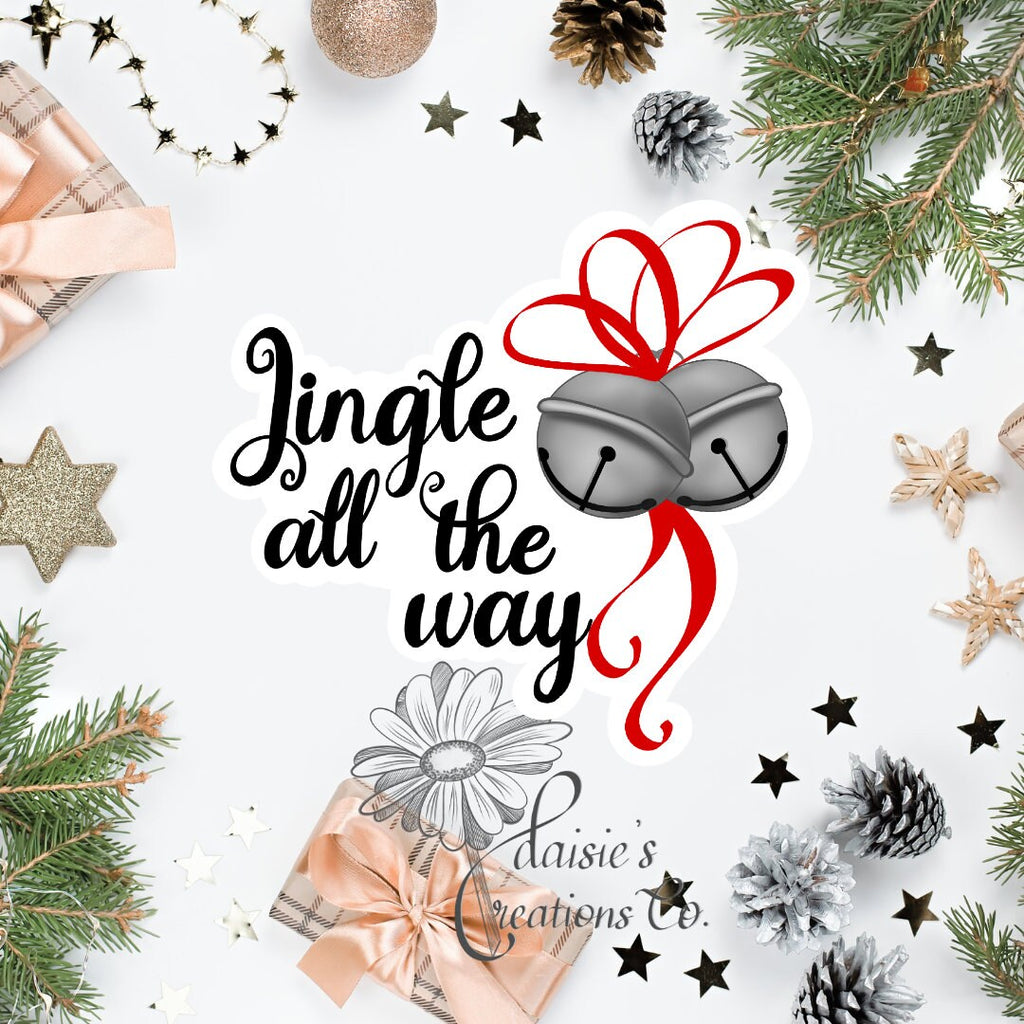 Jingle All The Way Christmas Sticker | Holiday Decal — photo 3