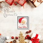 Vintage Santa Sticker | Hand-Drawn Postage Stamp Design — photo 3