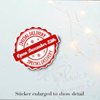 Special Delivery Christmas Sticker - Open December 25th Vinyl Decal — photo 2