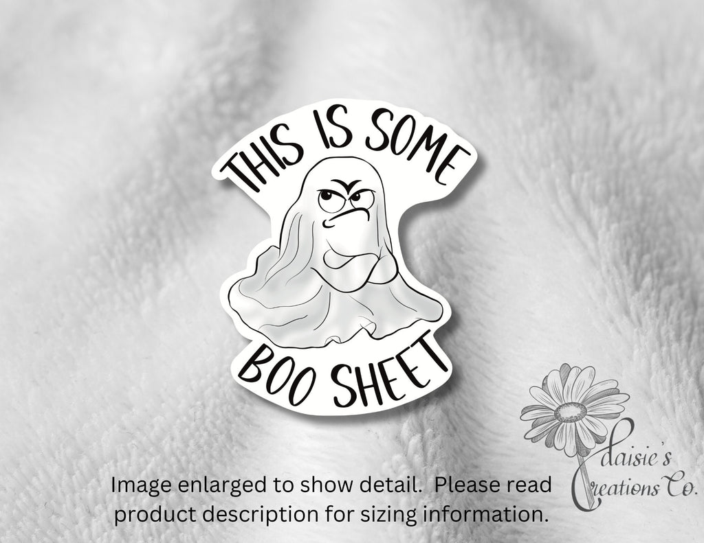 This is Some Boo Sheet Ghost Sticker | Halloween Sticker | Fall Decal — photo 1