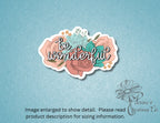 Blooming Inspiration: 'Be Wonderful' Floral Magnet — photo 4