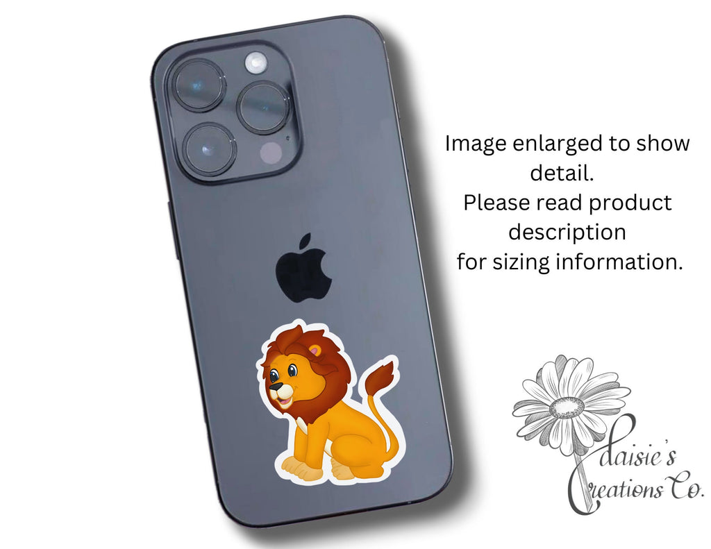 Adorable Lion Cub Sticker – Laptop, Notebook Vinyl Decal — photo 4