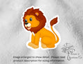 Adorable Lion Cub Sticker – Laptop, Notebook Vinyl Decal — photo 1